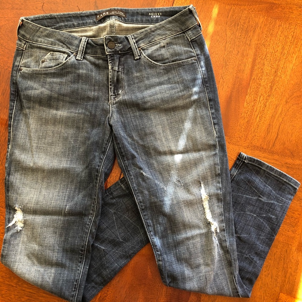 Fade to Blue Skinny Crop Jeans